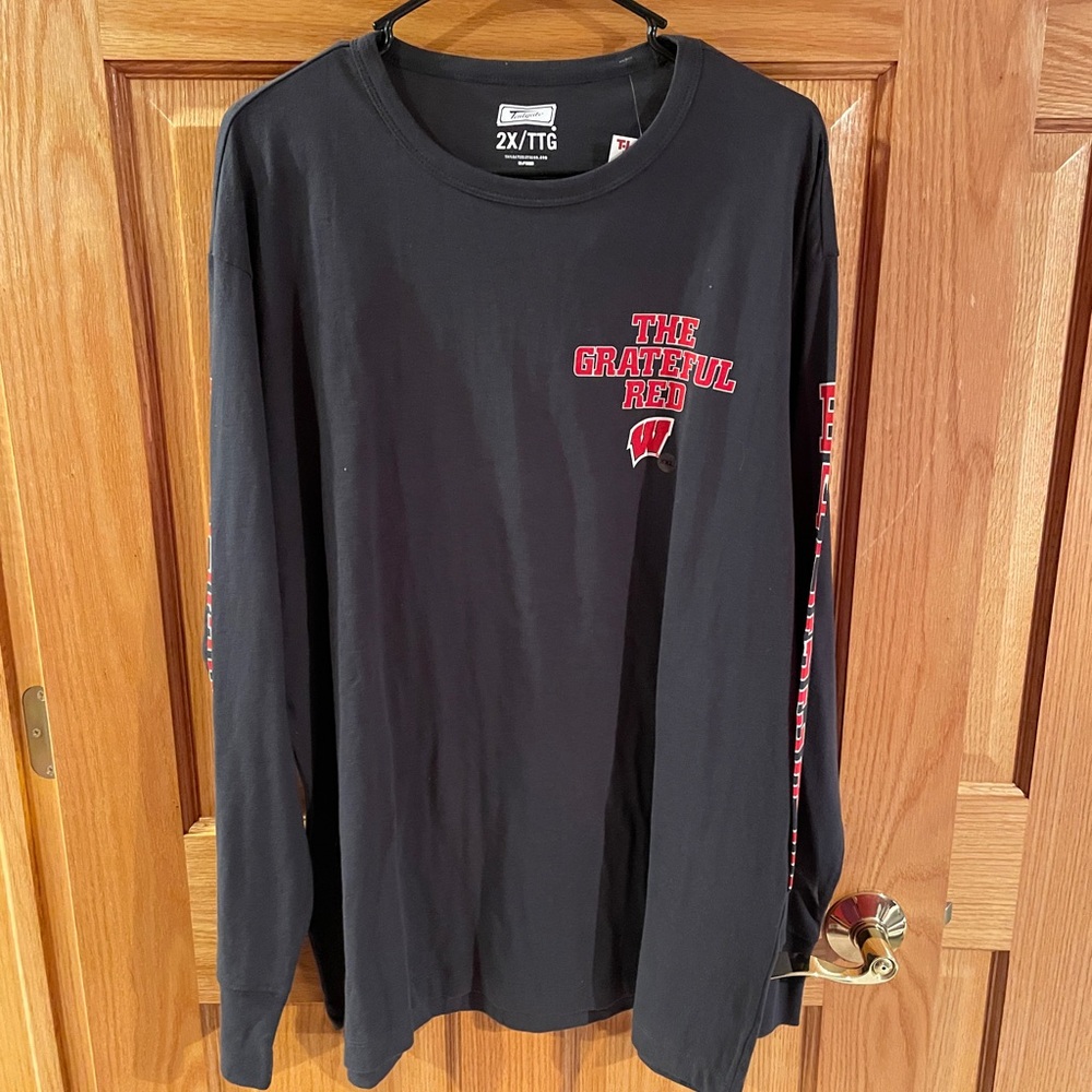 The Grateful Red Long Sleeve Shirt - Black